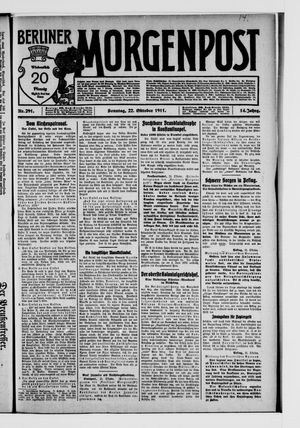 Berliner Morgenpost vom 22.10.1911