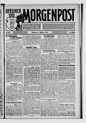 Berliner Morgenpost vom 23.10.1911