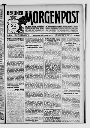 Berliner Morgenpost vom 26.10.1911