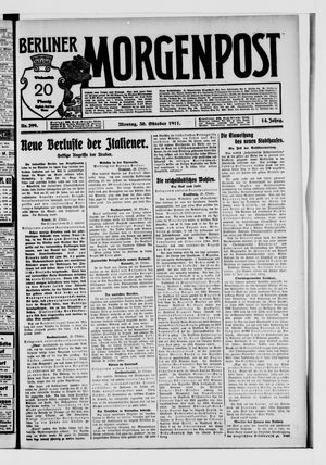 Berliner Morgenpost vom 30.10.1911