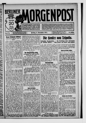 Berliner Morgenpost vom 03.11.1911