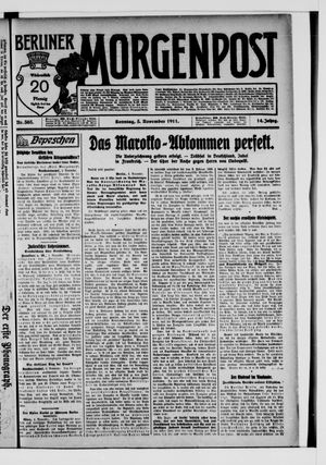 Berliner Morgenpost vom 05.11.1911