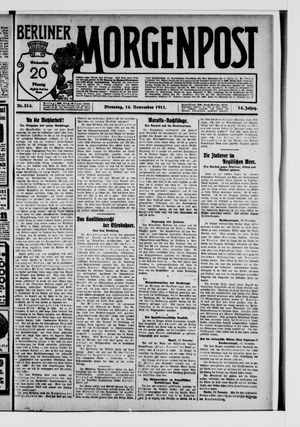 Berliner Morgenpost vom 14.11.1911