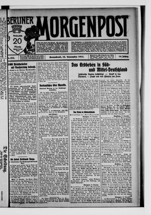 Berliner Morgenpost vom 18.11.1911