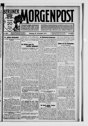 Berliner Morgenpost vom 27.11.1911