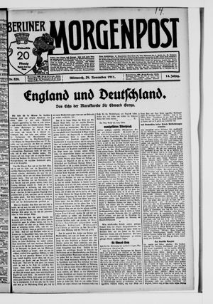Berliner Morgenpost vom 29.11.1911