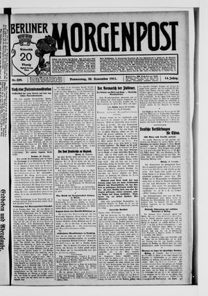 Berliner Morgenpost vom 30.11.1911
