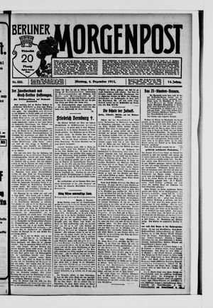 Berliner Morgenpost vom 04.12.1911