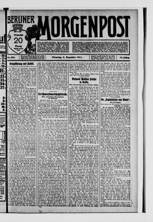 Berliner Morgenpost vom 05.12.1911