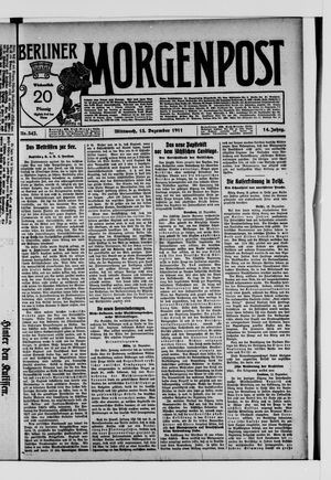 Berliner Morgenpost vom 13.12.1911