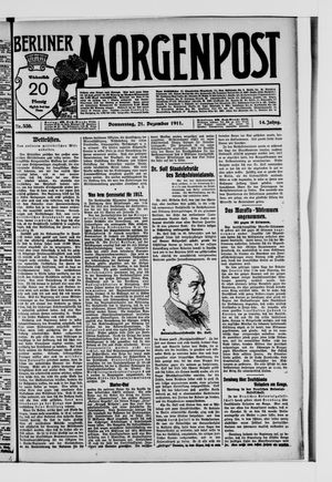 Berliner Morgenpost vom 21.12.1911