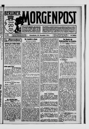 Berliner Morgenpost vom 23.12.1911