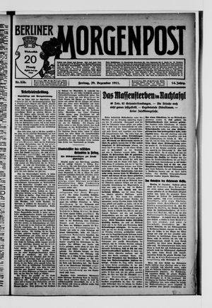 Berliner Morgenpost vom 29.12.1911