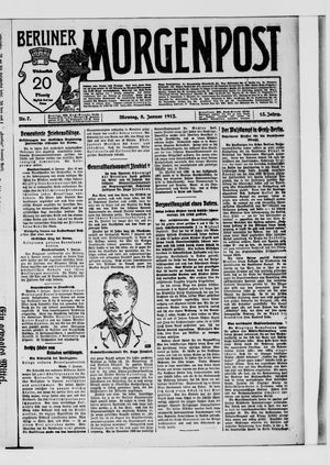 Berliner Morgenpost vom 08.01.1912