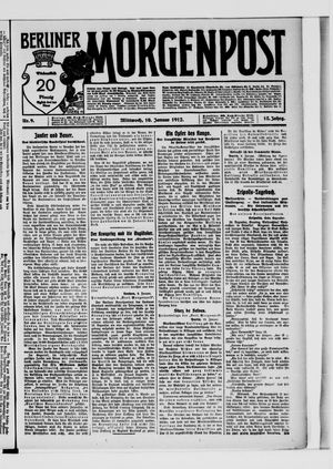 Berliner Morgenpost vom 10.01.1912