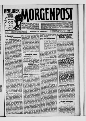 Berliner Morgenpost vom 11.01.1912