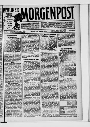 Berliner Morgenpost vom 22.01.1912
