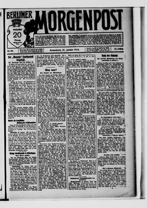 Berliner Morgenpost on Jan 27, 1912