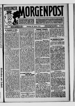 Berliner Morgenpost vom 28.01.1912