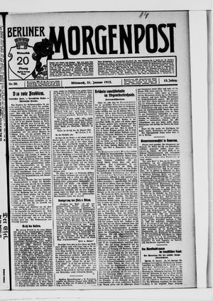 Berliner Morgenpost vom 31.01.1912