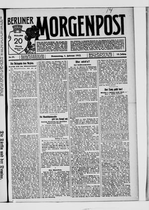 Berliner Morgenpost vom 01.02.1912