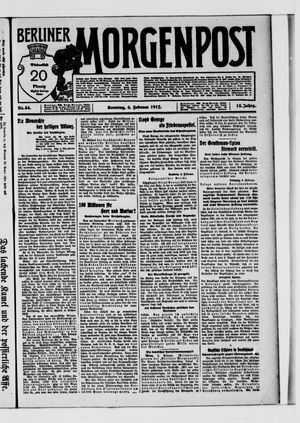 Berliner Morgenpost vom 04.02.1912