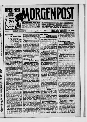 Berliner Morgenpost vom 04.02.1912
