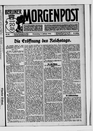 Berliner Morgenpost vom 08.02.1912