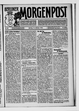 Berliner Morgenpost vom 16.02.1912