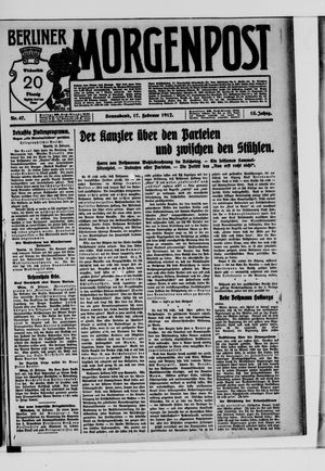 Berliner Morgenpost vom 17.02.1912
