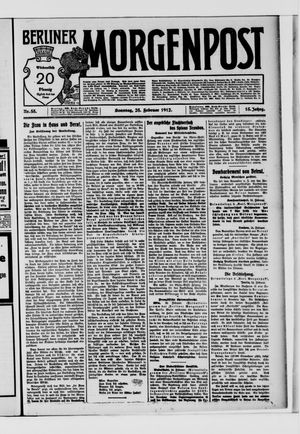 Berliner Morgenpost vom 25.02.1912