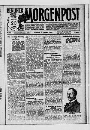 Berliner Morgenpost vom 28.02.1912