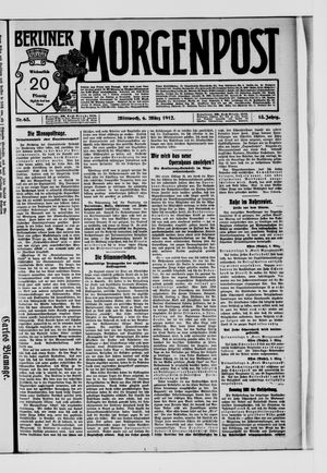 Berliner Morgenpost vom 06.03.1912