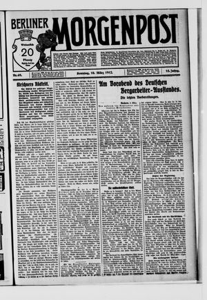 Berliner Morgenpost on Mar 10, 1912