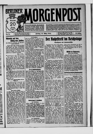 Berliner Morgenpost vom 15.03.1912