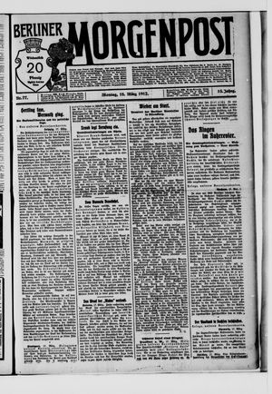 Berliner Morgenpost vom 18.03.1912