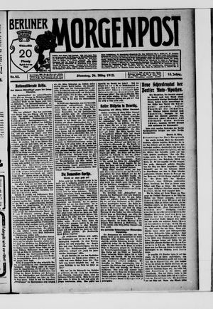 Berliner Morgenpost vom 26.03.1912