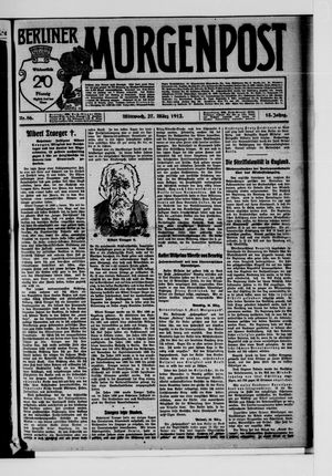 Berliner Morgenpost vom 27.03.1912