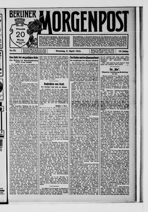 Berliner Morgenpost on Apr 2, 1912