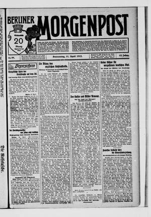 Berliner Morgenpost vom 11.04.1912