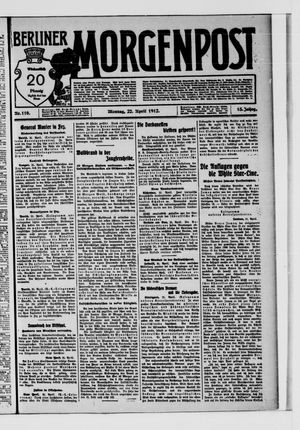 Berliner Morgenpost vom 22.04.1912
