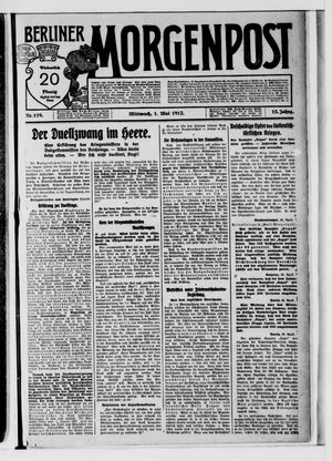 Berliner Morgenpost vom 01.05.1912