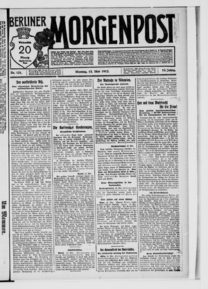 Berliner Morgenpost vom 13.05.1912