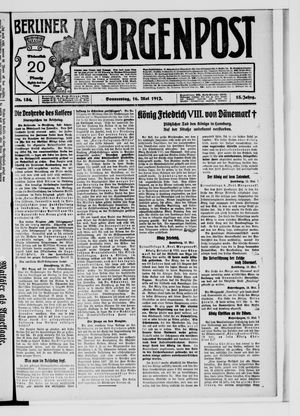 Berliner Morgenpost vom 16.05.1912