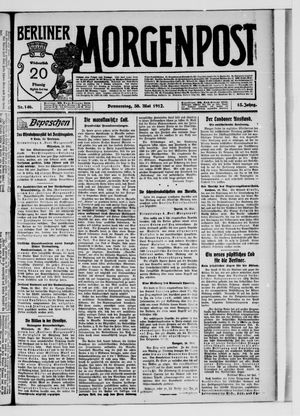 Berliner Morgenpost vom 30.05.1912