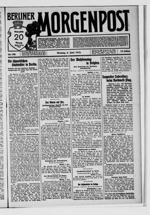 Berliner Morgenpost vom 03.06.1912