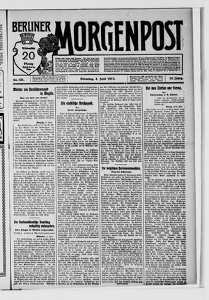 Berliner Morgenpost vom 04.06.1912