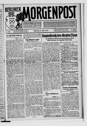 Berliner Morgenpost vom 05.06.1912