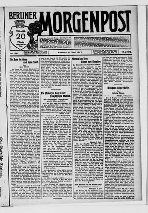 Berliner Morgenpost vom 09.06.1912