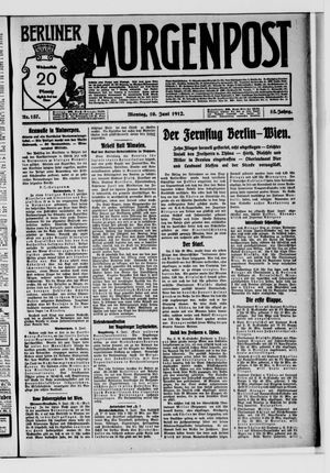 Berliner Morgenpost vom 10.06.1912